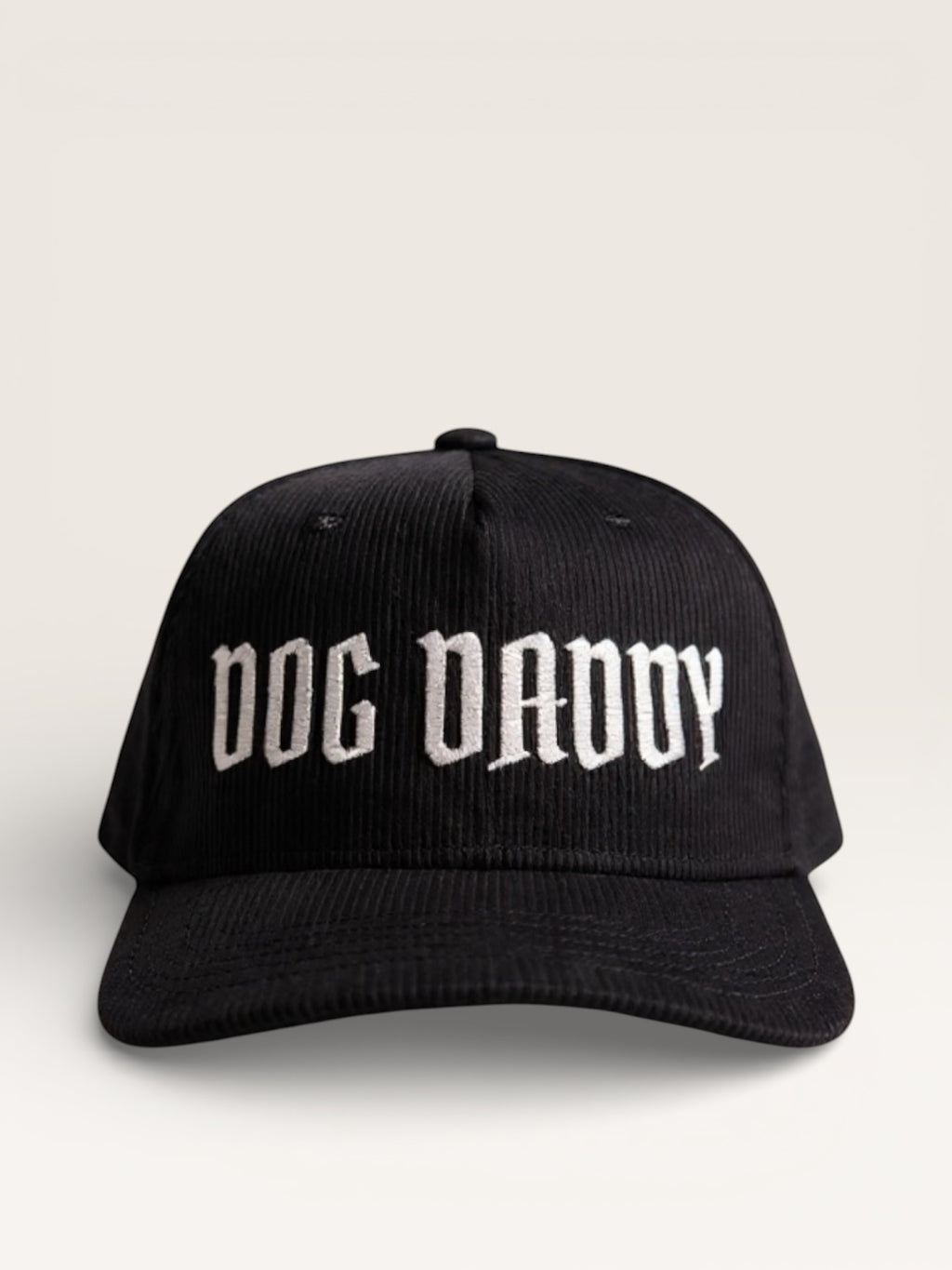 DOG DADDY – Black Corduroy Snapback