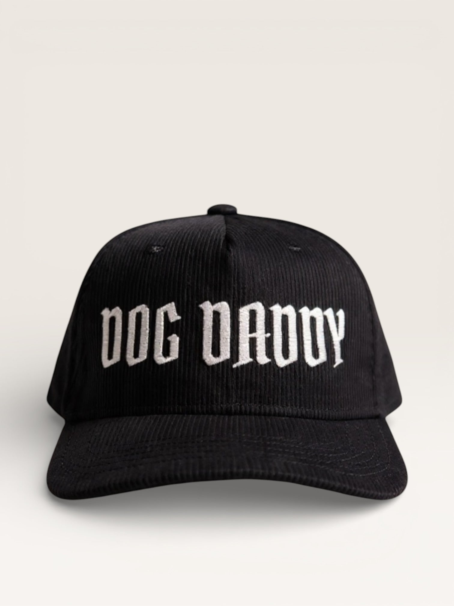 DOG DADDY – Black Corduroy Snapback