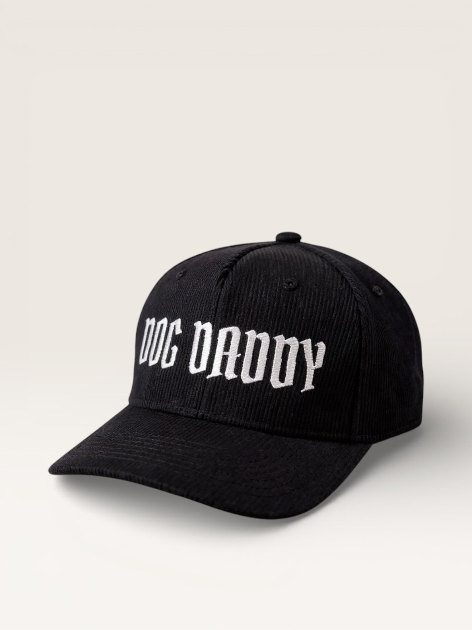 DOG DADDY – Black Corduroy Snapback